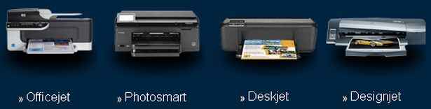 The HP family of inkjet printers